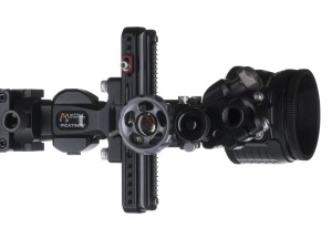 Axcel Landslyde Picatinny Single .019 pin slider sight with AV41 scope black image
