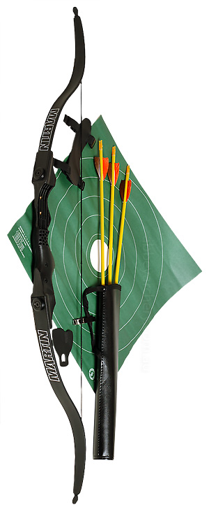 Martin XR takedown recurve bow archery set image