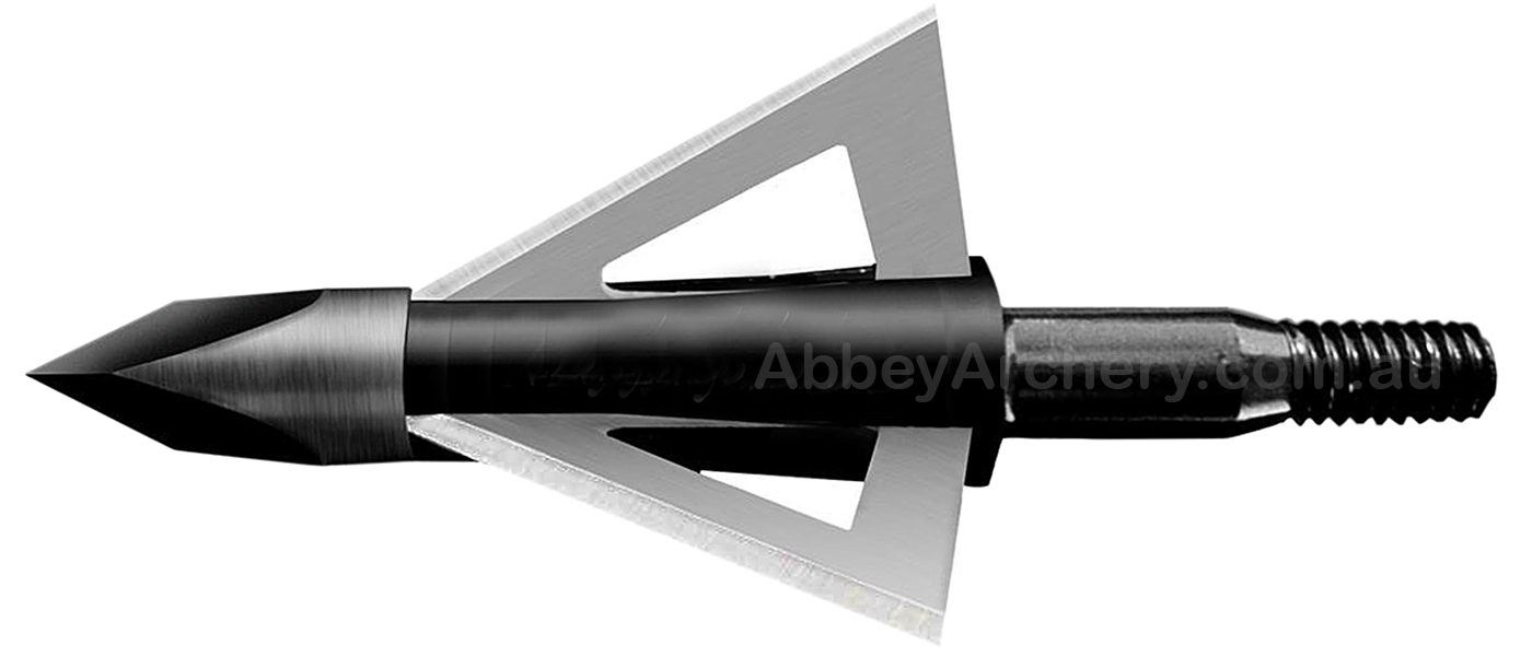 Muzzy MX-3 3 blade broadhead 3 pack large image. Click to return to Muzzy MX-3 3 blade broadhead 3 pack price and description
