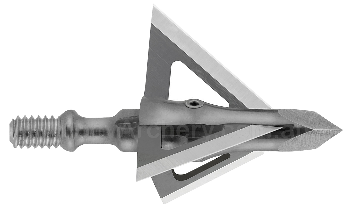Muzzy Trocar 3 blade broadhead 100gr 3 pack large image. Click to return to Muzzy Trocar 3 blade broadhead 100gr 3 pack price and description
