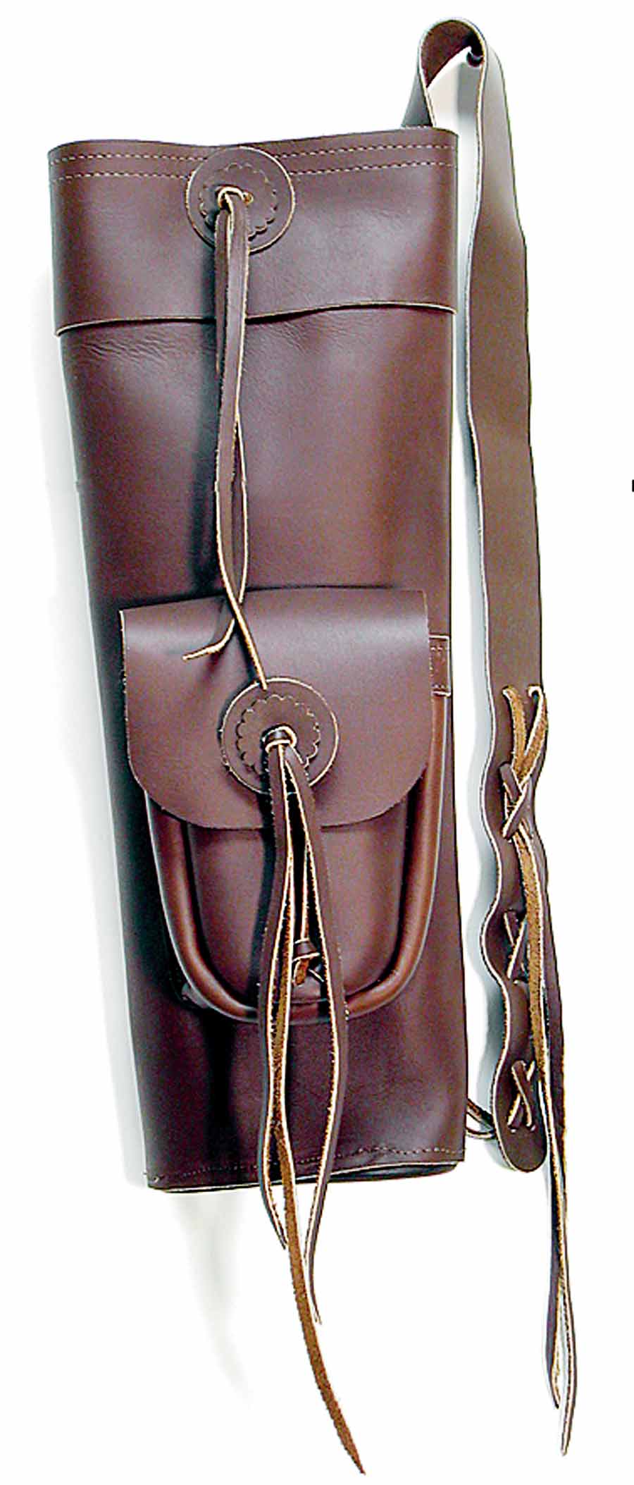 Martin Flint Traditional Back Quiver 20in large image. Click to return to Martin Flint Traditional Back Quiver 20in price and description