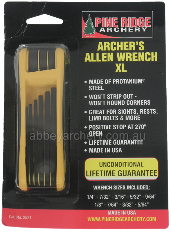 Pine Ridge Archery Archers Allen Wrench Set 