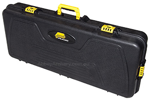 Plano Parallel Limb Bow Case Black with Yellow 114400 Free Postage 