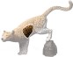 Rinehart 3D Leopard with Rock Insert IBO - click for more information