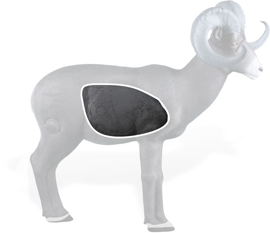 Rinehart 3D Standing Stone Sheep Insert IBO large image. Click to return to Rinehart 3D Standing Stone Sheep Insert IBO price and description