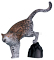 Rinehart Leopard with Rock - click for more information