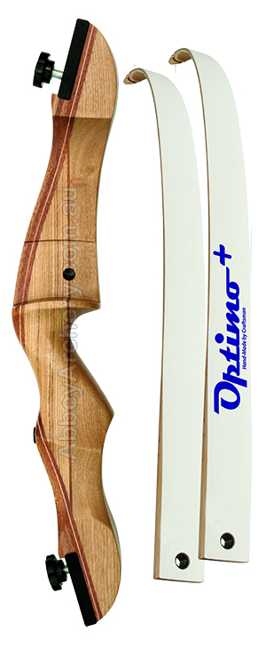 WNS Optimo Alpha Silver Recurve Bow Package image