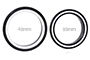 Shrewd Metal Decal Ring - click for more information