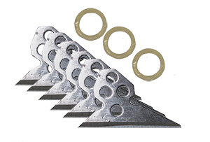 Replacement Blade for Slick Trick Nuke 2 blade mechanical broadhead 100gr 6 pack image