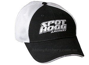 Spot-Hogg black and white mesh cap image