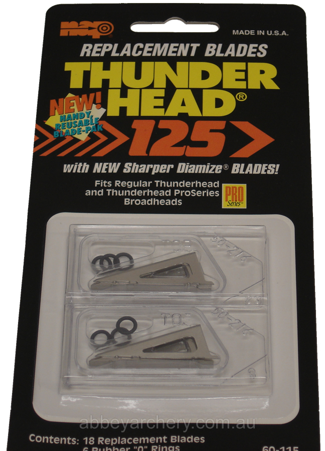 Replacement Blade for NAP Thunderhead broadhead 125gr 18 pack large image. Click to return to Replacement Blade for NAP Thunderhead broadhead 125gr 18 pack price and description