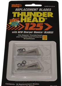 Replacement Blade for NAP Thunderhead broadhead 125gr 18 pack image