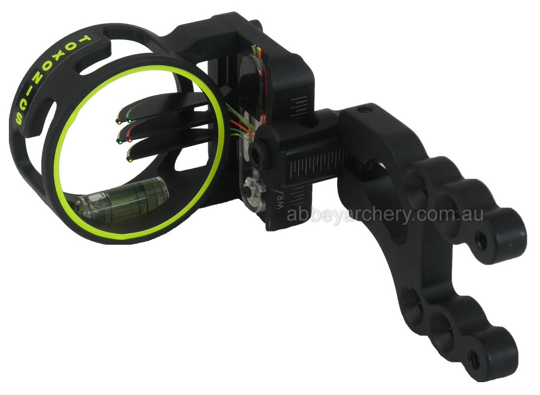 Toxonics Wrangler 5 .019 fibre optic pin sight black large image. Click to return to Toxonics Wrangler 5 .019 fibre optic pin sight black price and description
