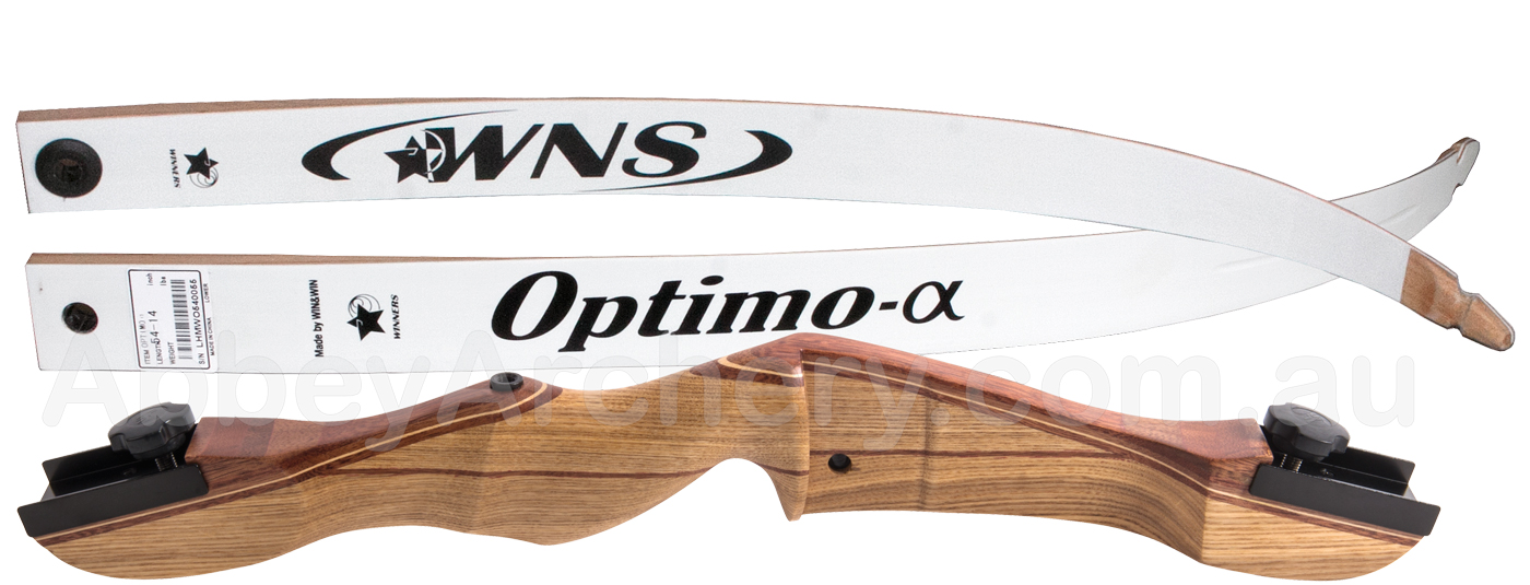 WNS Optimo Alpha Recurve Bow large image. Click to return to WNS Optimo Alpha Recurve Bow price and description