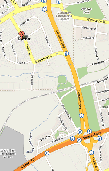 Map Detail for Abbey Archery Retail Store in Sumner Park Area