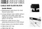 BPE Cable Bar Slide Inside 5-16&quot; - click for more information