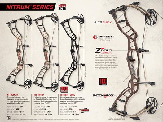 Hoyt Nitrum Series 2015 Camo Bows
