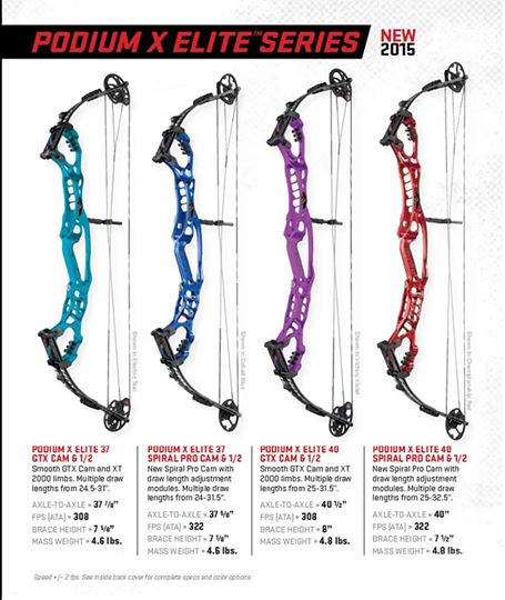 Hoyt Podium X Elite Series 2015 Bows