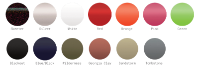 Hoyt Concept XTS Colour Chart