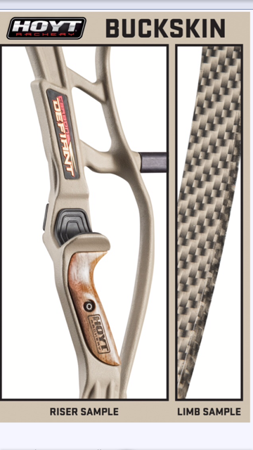 Hoyt Buckskin Finish