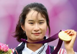 Ki Bo bae wins Gold Medal in 2012 Olympics Women's Archery Competition